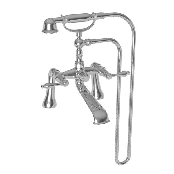 Newport Brass Exposed Tub and Hand Shower Set, Satin Nickel (PVD), Wall 850-4273/15S